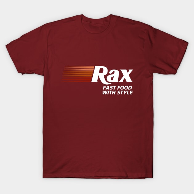 Rax Roast Beef Fast Food Vintage Restaurant Rax TShirt TeePublic